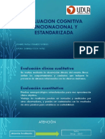 Evaluacion Cognitiva Funcionacional y Estandarizada