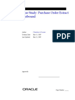 Case Study of PO Purchase Order Using Open Interface Table