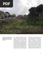 Ways To Urban Landscape Archaeology