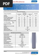 Product Specifications Product Specifications: Electrical Properties