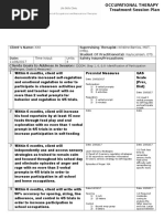 Pediatric Treatment Plan