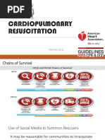 Cardiopulmonary Resuscitation: Reference