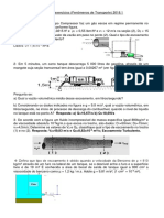 2º Lista de Exercícios (Fen. Transp.) 2018.1 (Rev)