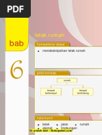 Pelajaran 6 Letak Rumah