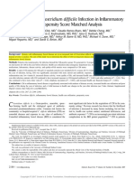 Lasting Impact of Clostridium Difficile Infection in in Ammatory Bowel Disease: A Propensity Score Matched Analysis