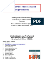 Development Processes and Organizations: Teaching Materials To Accompany