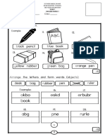 2018 Year 1 Mid Year English p1