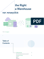 Selecting The Right Data Warehouse For Analytics