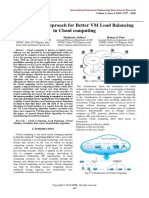 Round Robin Approach For Better VM Load Balancing in Cloud Computing