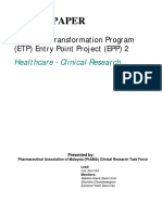 (White Paper) Economic Transformation Program (ETP) Entry Point Project (EPP) 2 (2011)