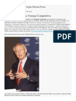 Lectura La Ventaja Competitiva Según Michael Porter