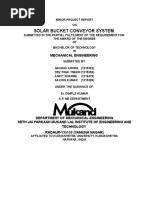 Solar Bucket Conveyor System: Mechanical Engineering