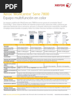 Especificaciones Xerox Workcentre 7835