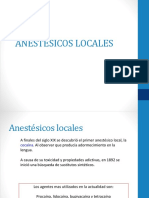 Anestésicos Locales CLASE 7