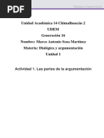 Partes U1a1 Partes de La Argumentacion MarcoAntonio