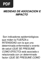 Medidas de Asociacion Epidemiología