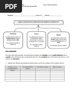 Clasificacion de Palabras Cuarto