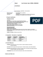 Msds Iron Powder