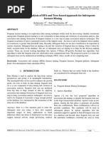 A Comparative Analysis of NFA and Tree-Based Approach For Infrequent Itemset Mining