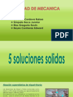 Ejemplos de Soluciones Liquidas, Solidas, Gaseosas