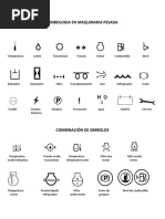 Simbologia Tablero Maquinaria Pesada