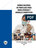 Manual de Profilaxis para Rabia