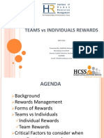 Team Vs Individual Rewards by Mr. Abdillahi Mutwafy