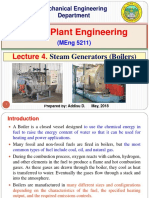 Lecture 4. Steam Generators (Boilers)