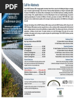 Call For Abstracts: Third Middle East Society of Asphalt Technologists (Mesat) Conference 2015