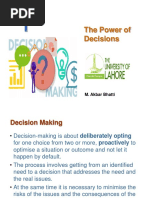 The Power of Decisions: M. Akbar Bhatti