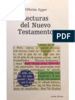 Egger Lecturas Del Nuevo Testamento PDF