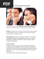 Tecnólogo en Comunicación Comercial