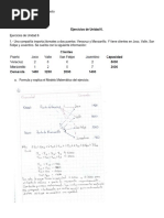 Ejercicios de Transporte y Teoría de Colas - Unidad6 - Wilberth - Montañez