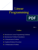 Introduction To Linear Programming