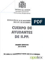 Opolex Examen Ayudante Instituciones Penitenciarias 2018