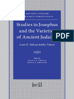 Studies in Josephus and The Varieties of Ancient Judaism Ancient Judai ebooKOID PDF