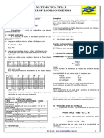 Matematica - Probabilidade - Lista 01