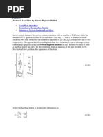 Program For Load Flow by Newton