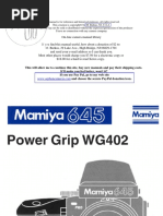 Mamiya 645 Power Grip Wg402