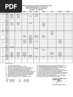 Teaching Schedule in A College