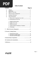 Final Report of Operation Coca Cola