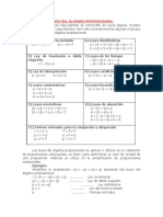 Leyes Del Algebra Proposicional