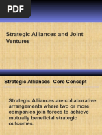 Strategic Alliances and Joint Ventures