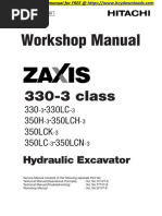 Hitachi Zaxis 330-3-350-3 Class Hydraulic Excavator Service Repair Workshop Manual Download-001-040