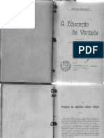 Jules Payot Educação Da Vontade PDF