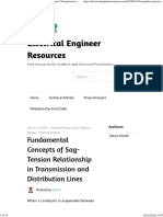 Fundamental Concepts of Sag-Tension Relationship in Transmission and Distribution Lines - Electrical Engineer Resources