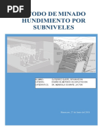 Trabajo de Hundimiento Por Subniveles