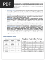 Sistema de Unidades y Equivalencias