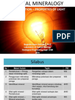 Optical Mineralogy Introduction of Light