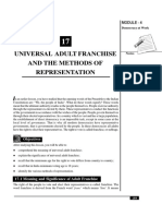 317EL17 - Universal Adult Franchise and The Methods of Representation PDF